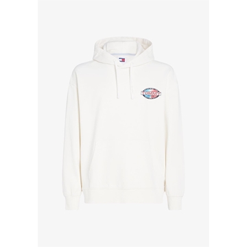 Sudadera Tommy Jeans DM0DM18639 YBH ancient white - Imagen 1