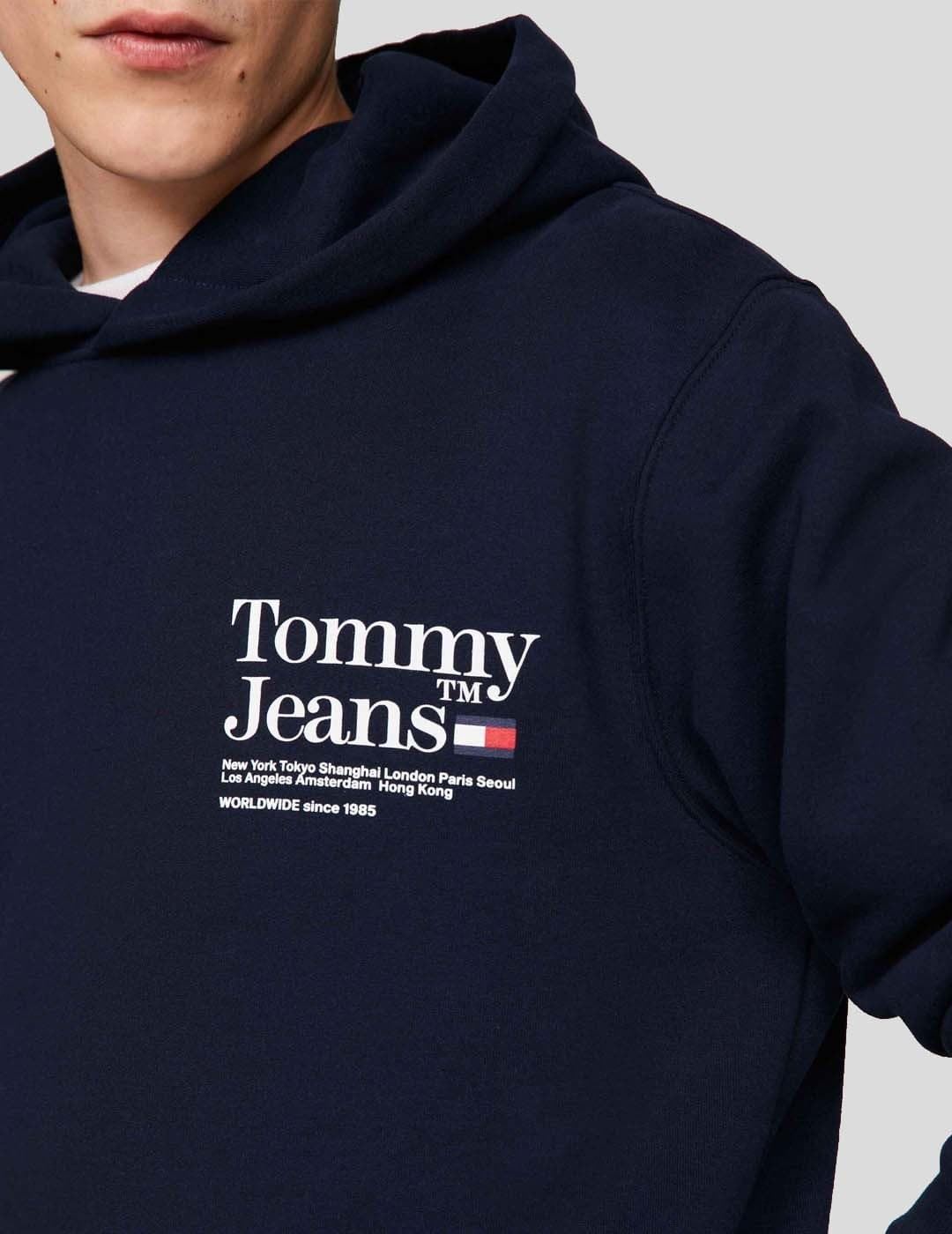 Sudadera Tommy Jeans DM0DM18860 C1G DARK NIGHT NAVY - Imagen 3