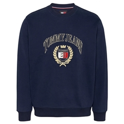 Sudadera Tommy Jeans DM0DM19755 C1G dark night navy - Imagen 1