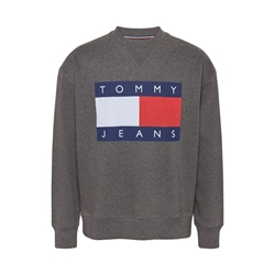 Sudadera Tommy Jeans DM0DM19756 PUB new charcoal melange - Imagen 1