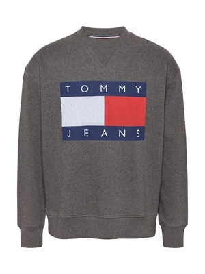 Sudadera Tommy Jeans DM0DM19756 PUB new charcoal melange - Imagen 1