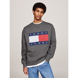 Sudadera Tommy Jeans DM0DM19756 PUB new charcoal melange - Imagen 2
