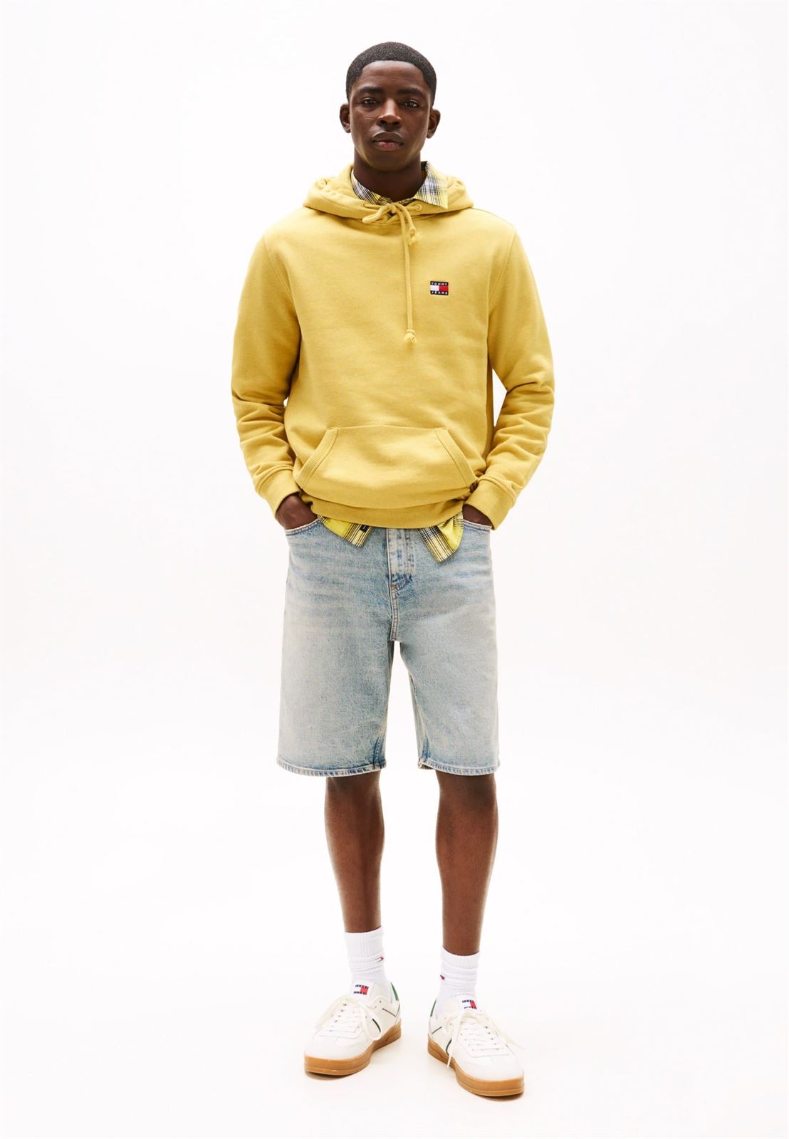 Sudadera Tommy Jeans DM0DM20258 ZK9 yellow - Imagen 2