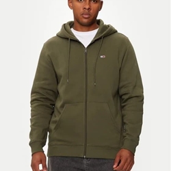 Sudadera Tommy Jeans DM0DM20743 M12 fatigue green - Imagen 1