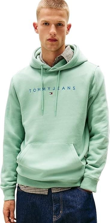 Sudadera TOMMY JEANS DM0DM20746 MAS cludy jade multi - Imagen 1