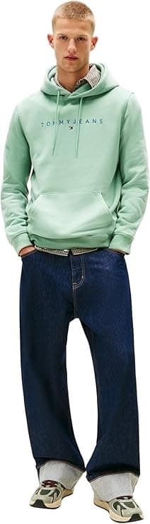 Sudadera TOMMY JEANS DM0DM20746 MAS cludy jade multi - Imagen 3