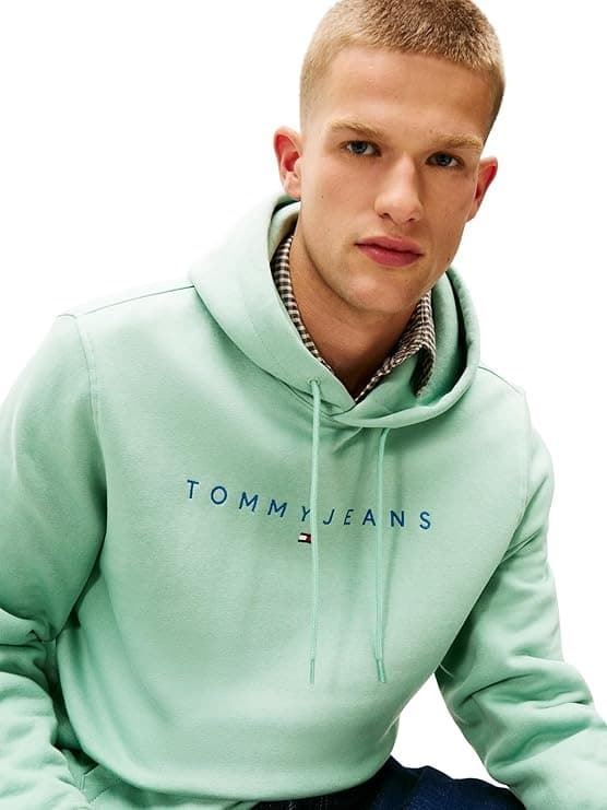 Sudadera TOMMY JEANS DM0DM20746 MAS cludy jade multi - Imagen 4