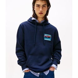 Sudadera TOMMY JEANS DM0DM22077 CIG Dark night navy - Imagen 1