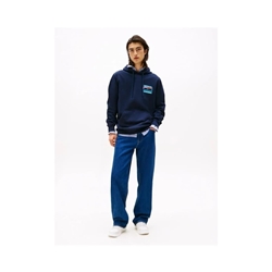 Sudadera TOMMY JEANS DM0DM22077 CIG Dark night navy - Imagen 1