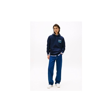 Sudadera TOMMY JEANS DM0DM22077 CIG Dark night navy - Imagen 1