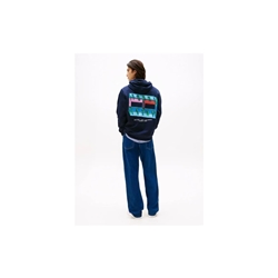 Sudadera TOMMY JEANS DM0DM22077 CIG Dark night navy - Imagen 2