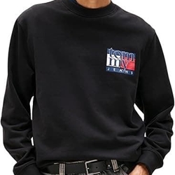 Sudadera TOMMY JEANS DM0DM22093 BDS BLACK - Imagen 1