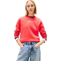 Sudadera TOMMY JEANS DW0DW22362 XK3 red alert - Imagen 1