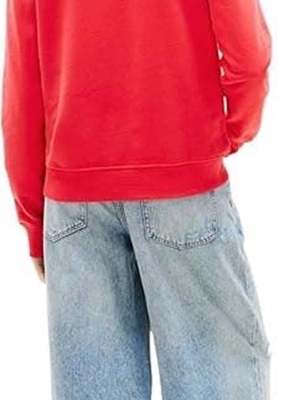 Sudadera TOMMY JEANS DW0DW22362 XK3 red alert - Imagen 2