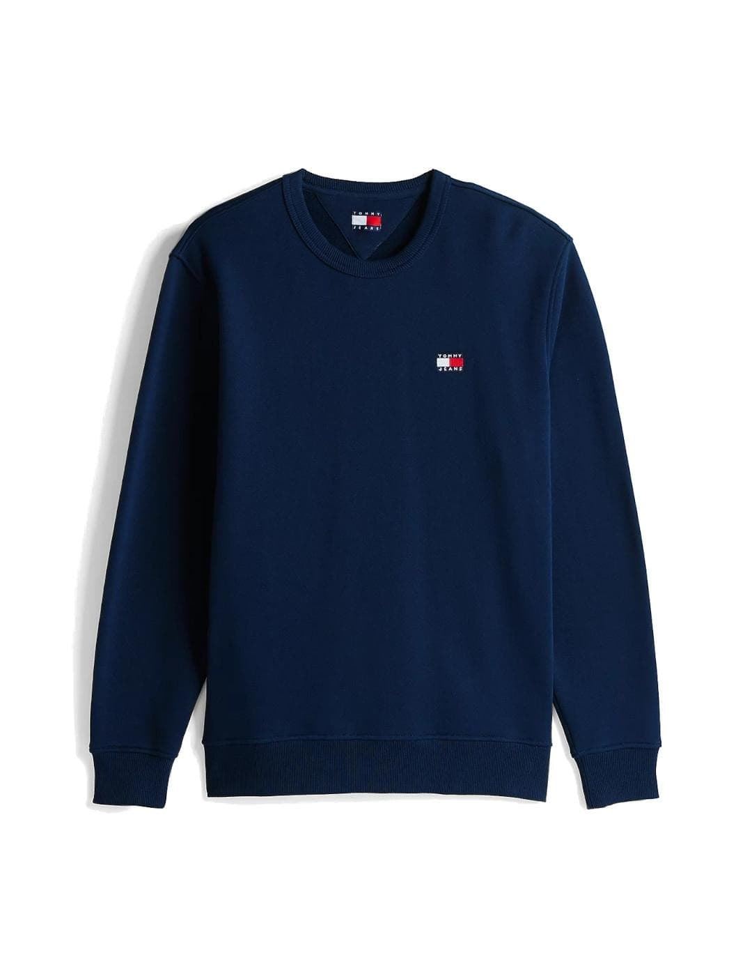 Sudadera Tommy Jeans Reg Badge Crew Dark Night Navy DM0DM20660 C1G - Imagen 1