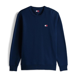 Sudadera Tommy Jeans Reg Badge Crew Dark Night Navy DM0DM20660 C1G - Imagen 1