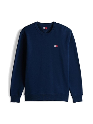 Sudadera Tommy Jeans Reg Badge Crew Dark Night Navy DM0DM20660 C1G - Imagen 1