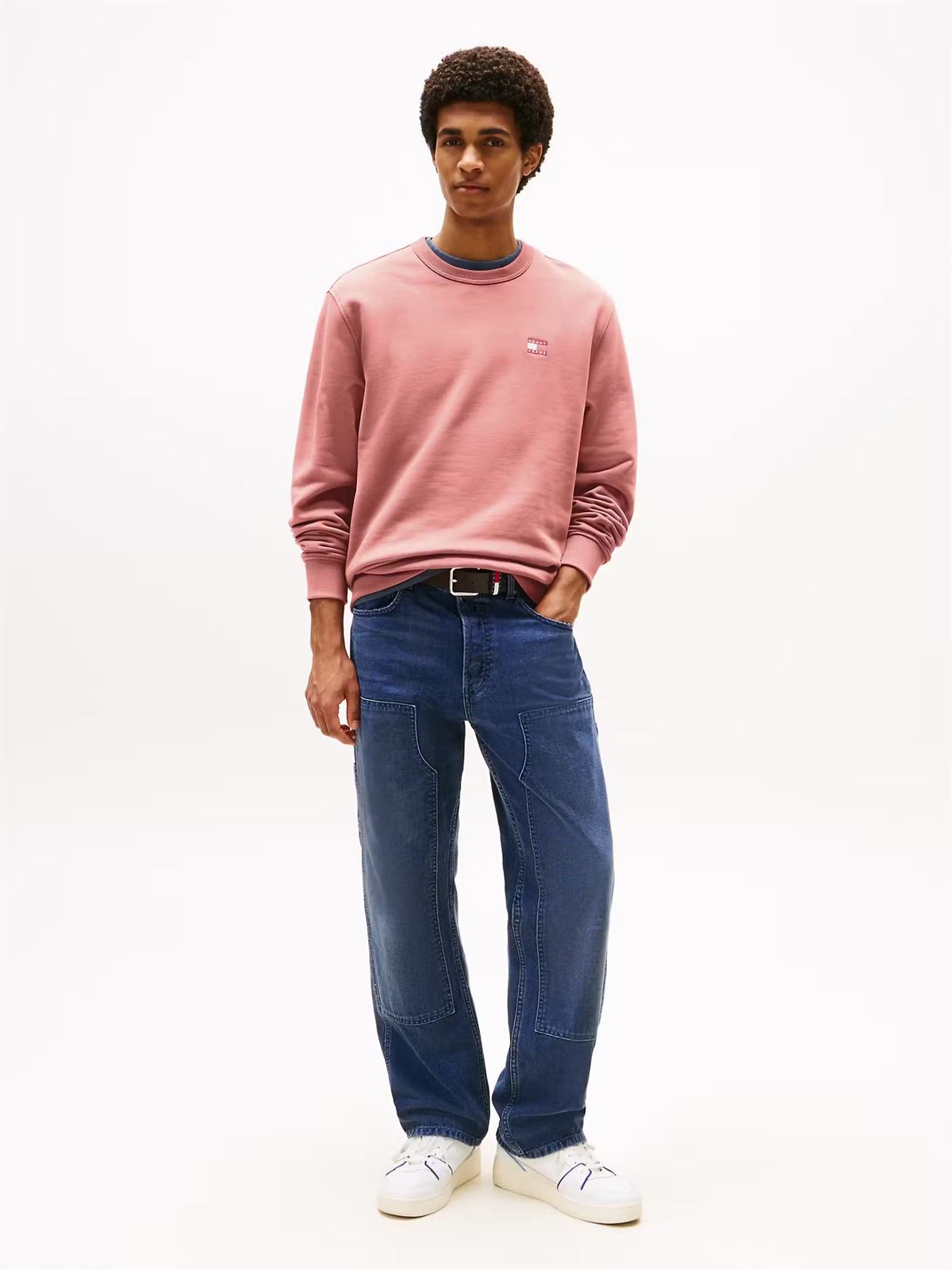 Sudadera Tommy Jeans Tahity Berry Tonal DM0DM20660 TI0 - Imagen 3