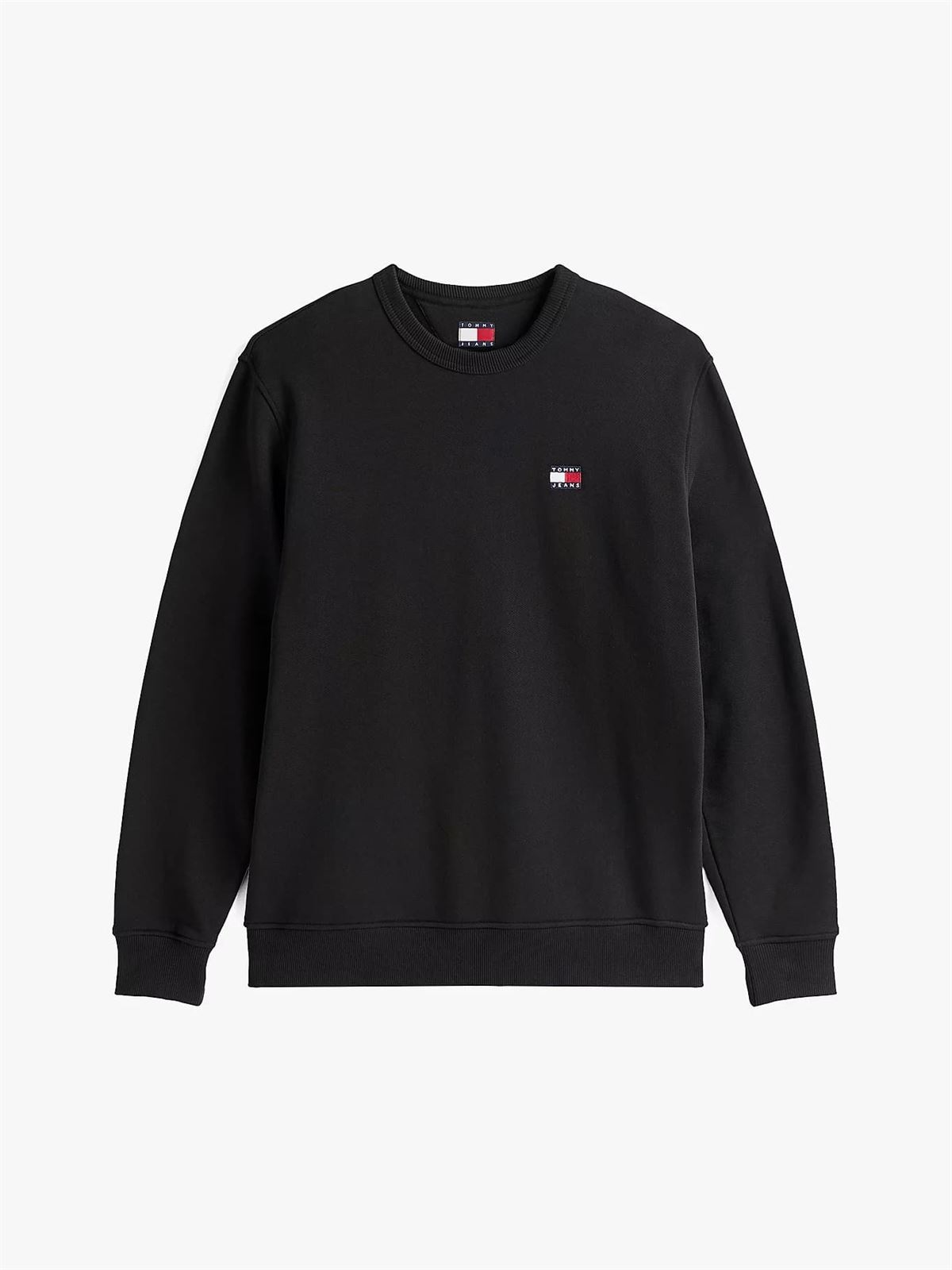 Sudadera Tommy Jeans Tjm Reg Badge Crew Black DM0DM20660 BDS - Imagen 5