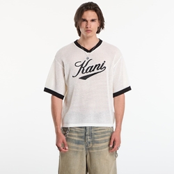 Sueter KARL KANI PD00013976 Cursive Varsity Croc white - Imagen 1