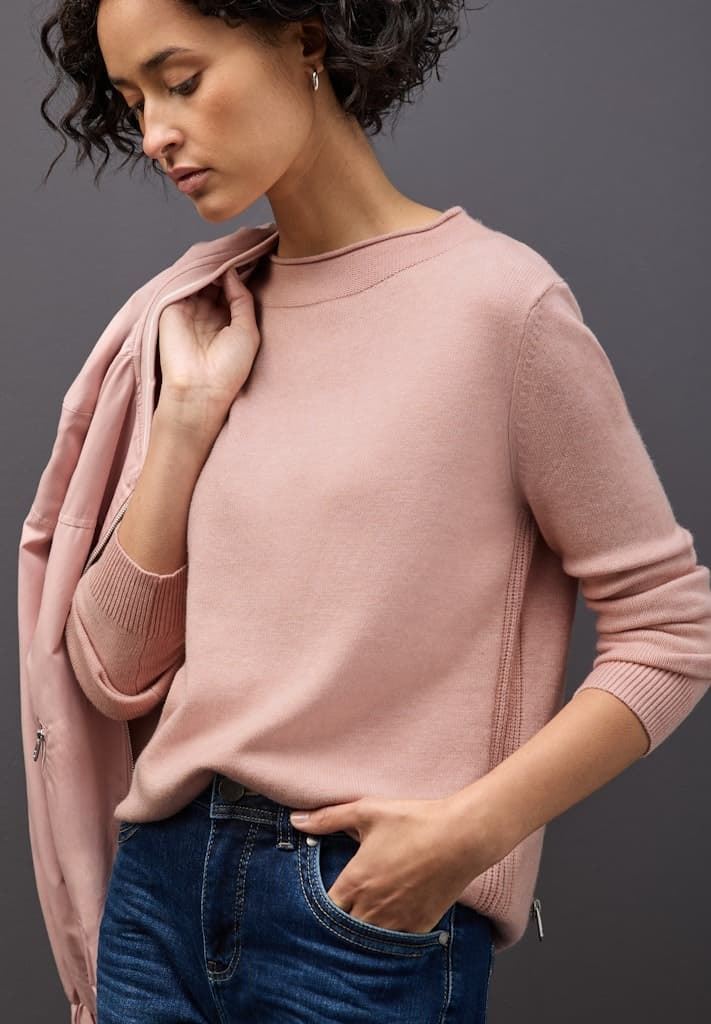 Sueter STREET ONE 303299 16913 faded rose - Imagen 3