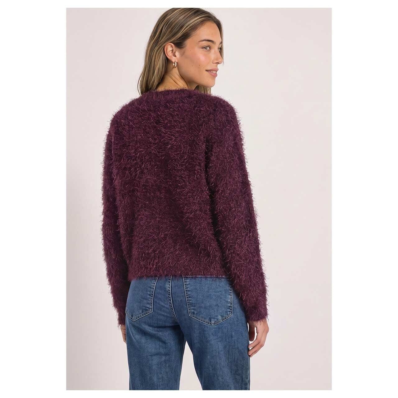 Suéter Street One Rounded Nek Rustic Rouge 304056 17820 - Imagen 3