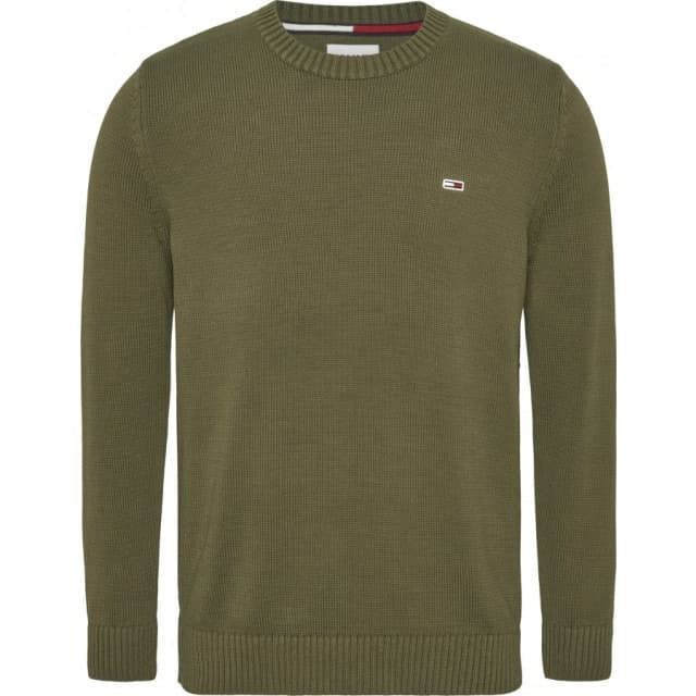 Sueter TOMMY JEANS DM0DM11856 MR1 drab olive green - Imagen 1