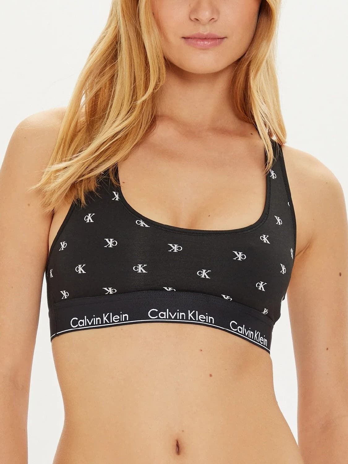 Sujetador Calvin Klein LV00QF8498 PCS Diamond logo +black - Imagen 1