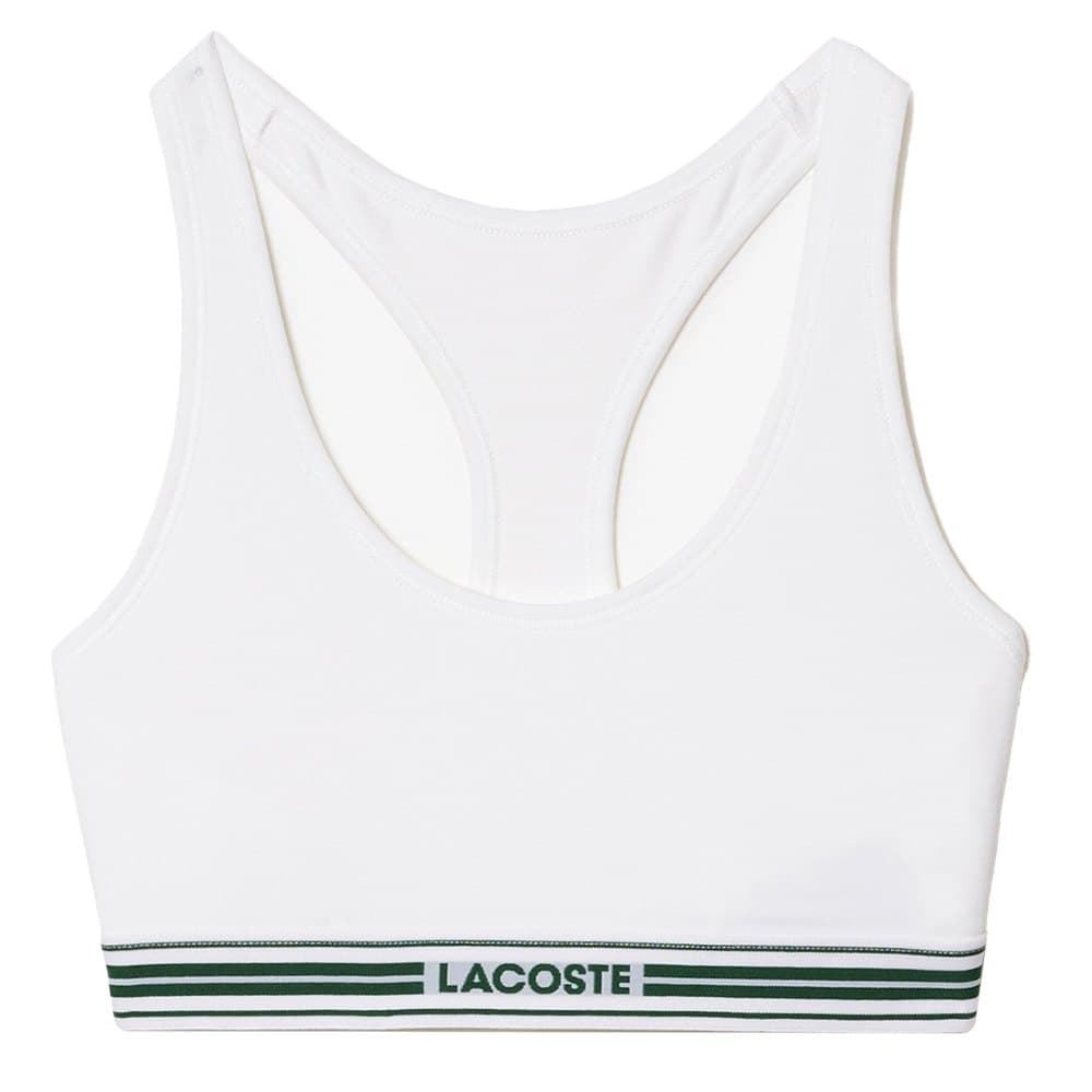 Sujetador deportivo LACOSTE IF8167 00 001 Blanc - Imagen 1