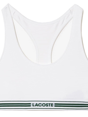 Sujetador deportivo LACOSTE IF8167 00 001 Blanc - Imagen 1