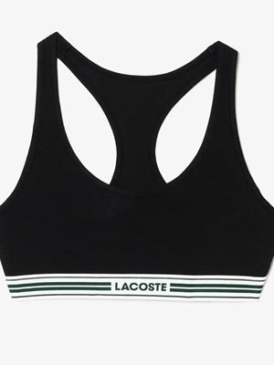 Sujetador deportivo LACOSTE IF8179 00 031 negro - Imagen 1