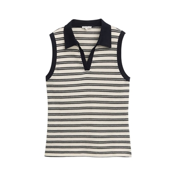 Top Tom Tailor 1046412 37997 offwhite navy - Imagen 1