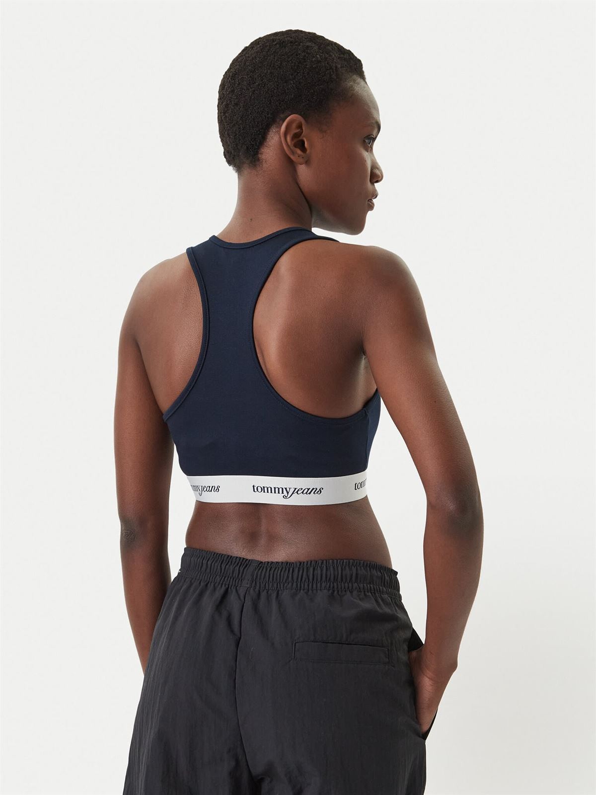 Top TOMMY JEANS DW0DW22762 CIG Dark Night Navy - Imagen 5