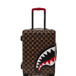 Trollie Sprayground 910CL257NSZ Peeking Character Check Carry on luggage - Imagen 1
