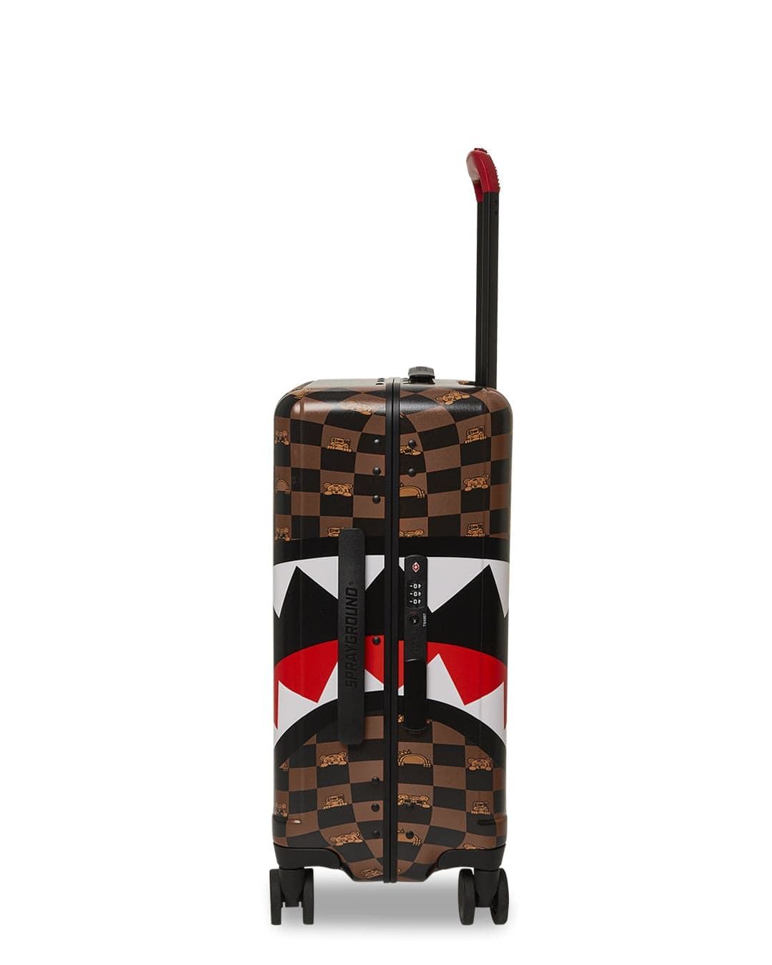 Trollie Sprayground 910CL257NSZ Peeking Character Check Carry on luggage - Imagen 3