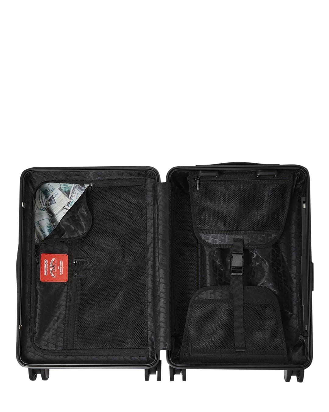 Trollie Sprayground 910CL257NSZ Peeking Character Check Carry on luggage - Imagen 6