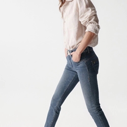 Vaquero chica SALSA 126526 8506 azul - Imagen 2