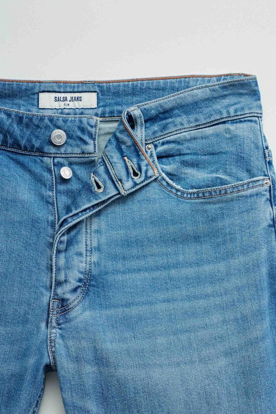 Vaquero SALSA 21010771 851 MEDIUM RISE SLIM LEG - Imagen 4