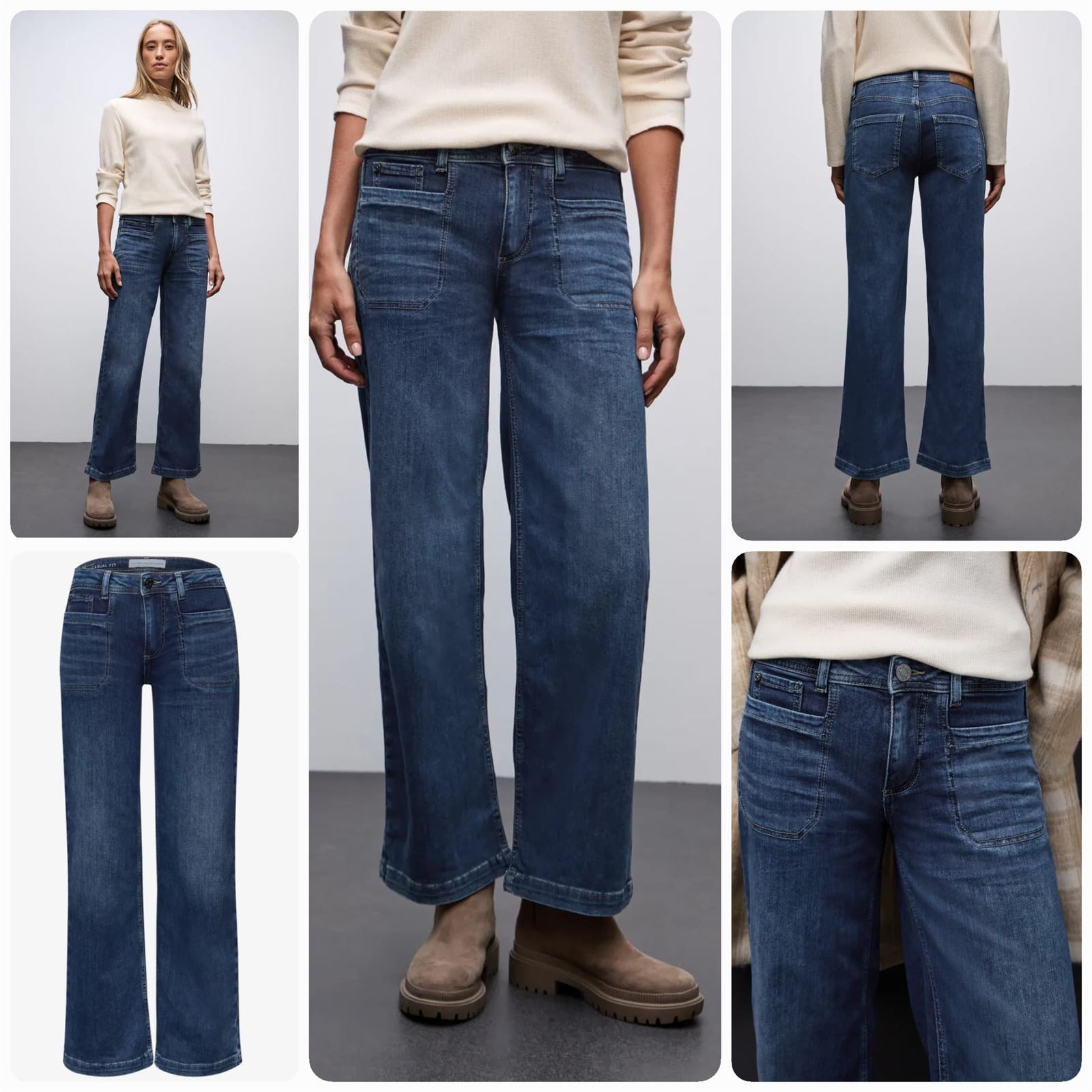 Vaquero STREET ONE 379518 17235 indigo wash - Imagen 1