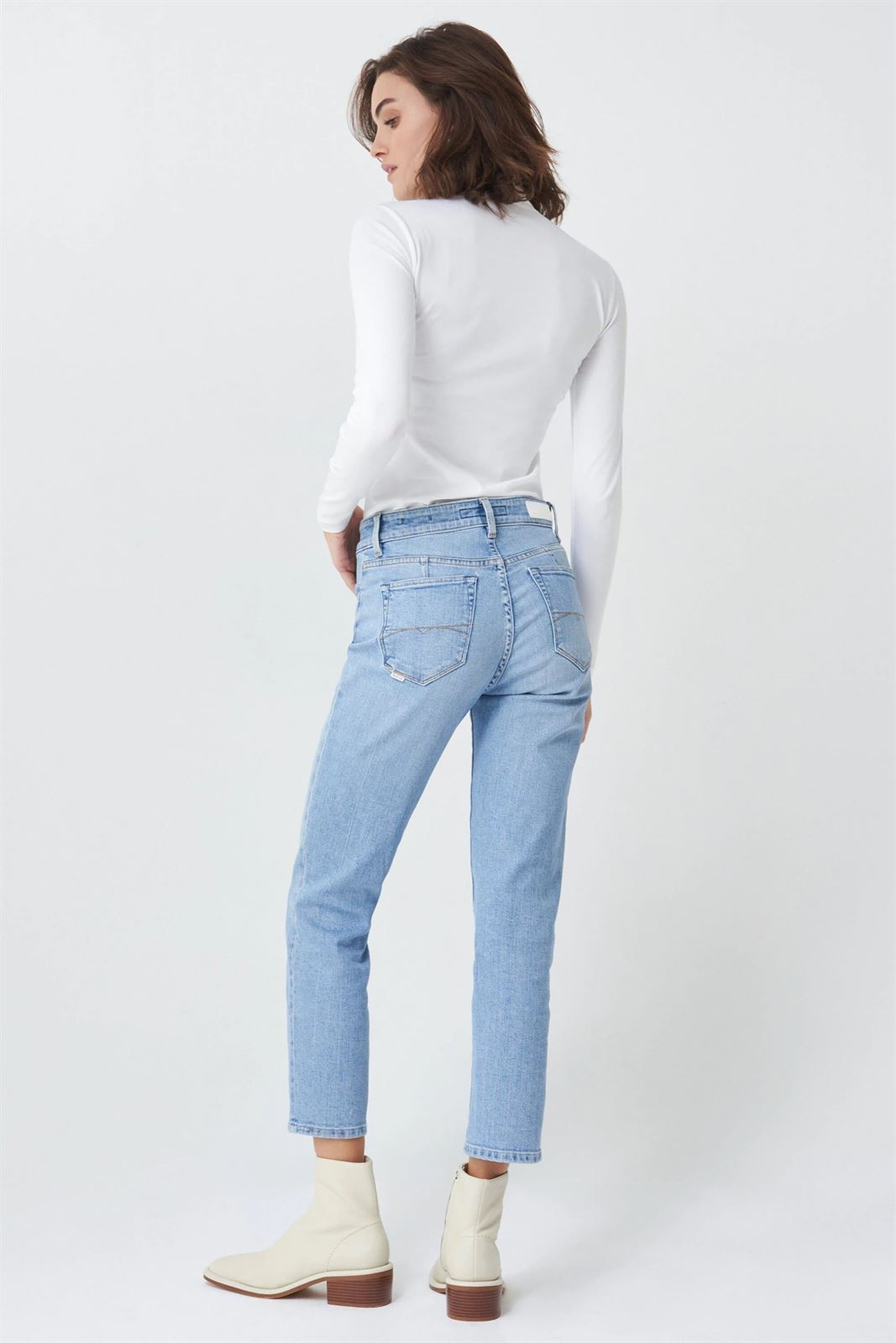 Vaqueros chica SALSA  TRUE CROPPED SLIM CLARO 126044 8501 - Imagen 3
