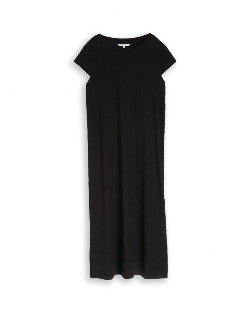 Vestido Black Strcutre with cap Tom Tailor 1051973 14482 - Imagen 2