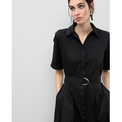 Vestido Lola Casademunt Midi Falda Black LS2616089 - Imagen 2