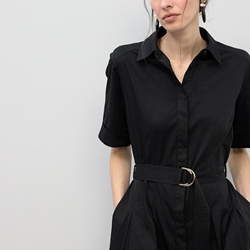 Vestido Lola Casademunt Midi Falda Black LS2616089 - Imagen 2