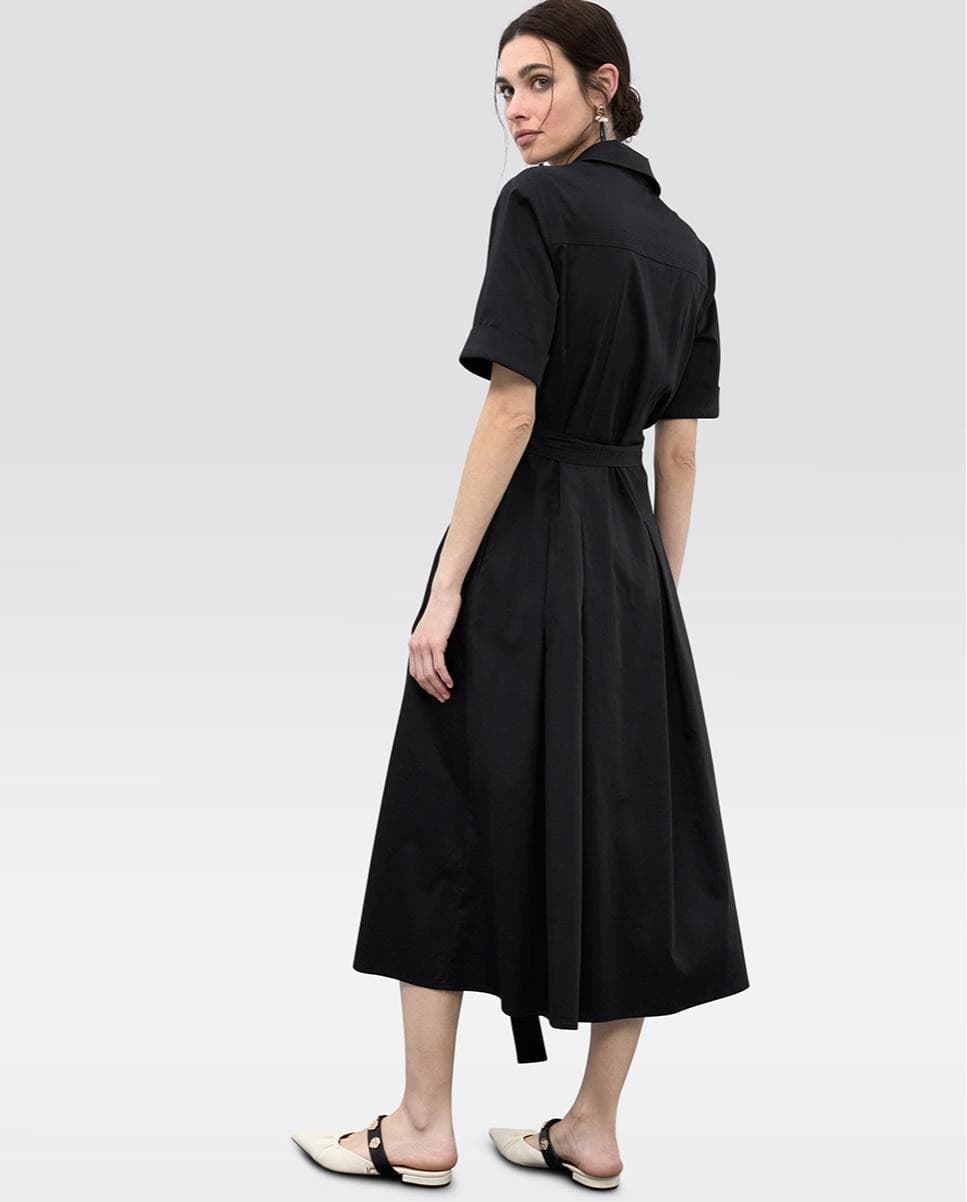 Vestido Lola Casademunt Midi Falda Black LS2616089 - Imagen 4