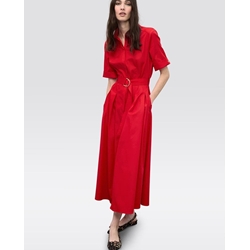 Vestido Lola Casademunt Midi Falda Red LS2616089 - Imagen 1