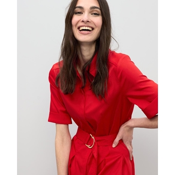 Vestido Lola Casademunt Midi Falda Red LS2616089 - Imagen 2