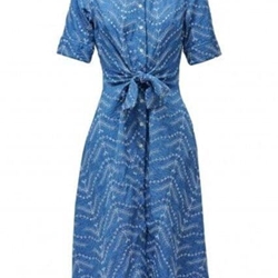 Vestido SALSA 21010865 851 Dress W Embroidery light wash - Imagen 1