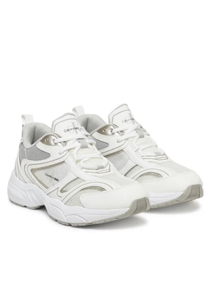 Zapatilla CALVIN KLEIN JEANS YW0YW01807 0LI BRIGHT WHITE /SILVER - Imagen 1