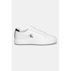 Zapatillas Calvin Klein Basket Cupsole Laceup Bright White YW0YW01945 - Imagen 2