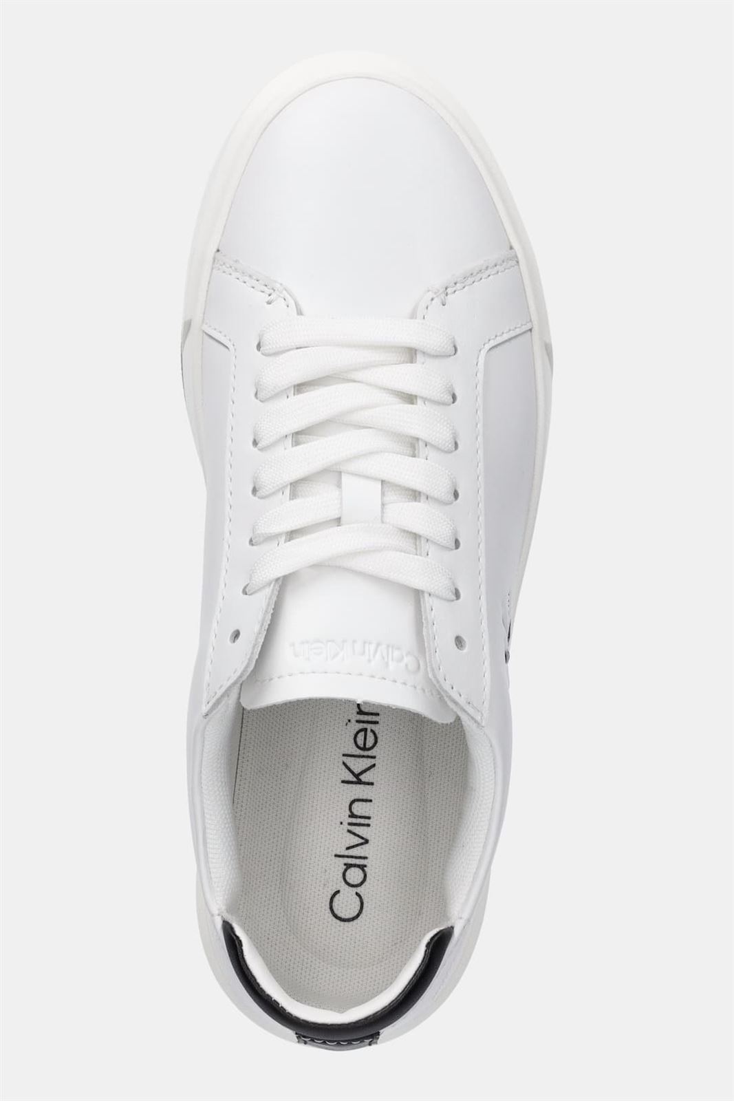 Zapatillas Calvin Klein Basket Cupsole Laceup Bright White YW0YW01945 - Imagen 4